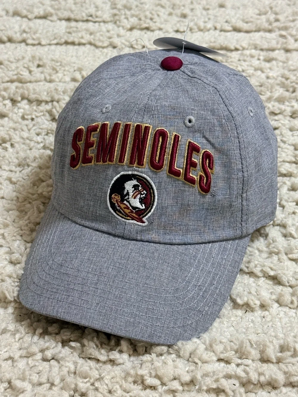 New Captivating Headwear Florida State Seminoles Relaxed Fit Adjustable Dad Hat